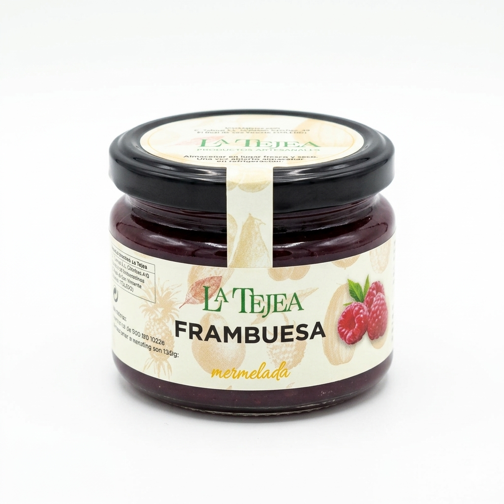 Mermelada de frambuesa La Tejea 270gr