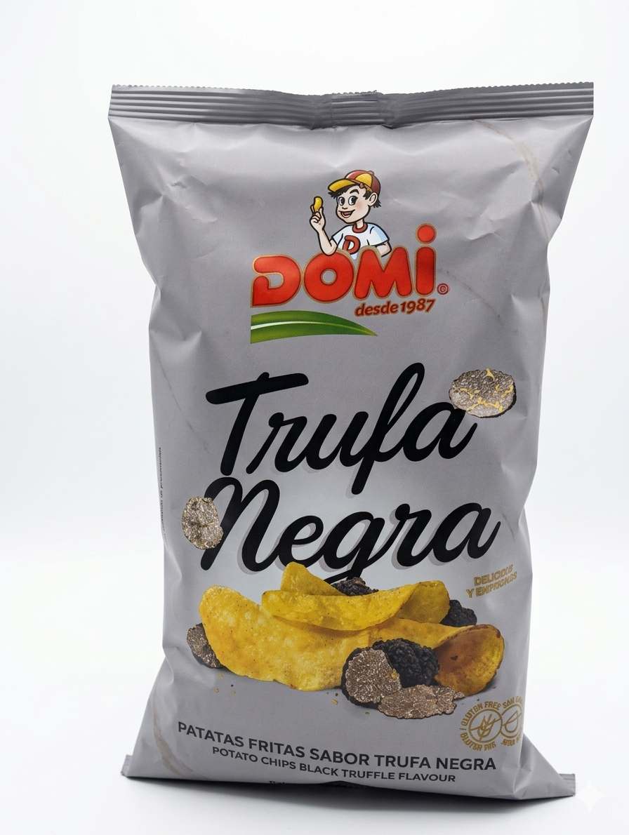 Patatas fritas sabor trufa negra Domi