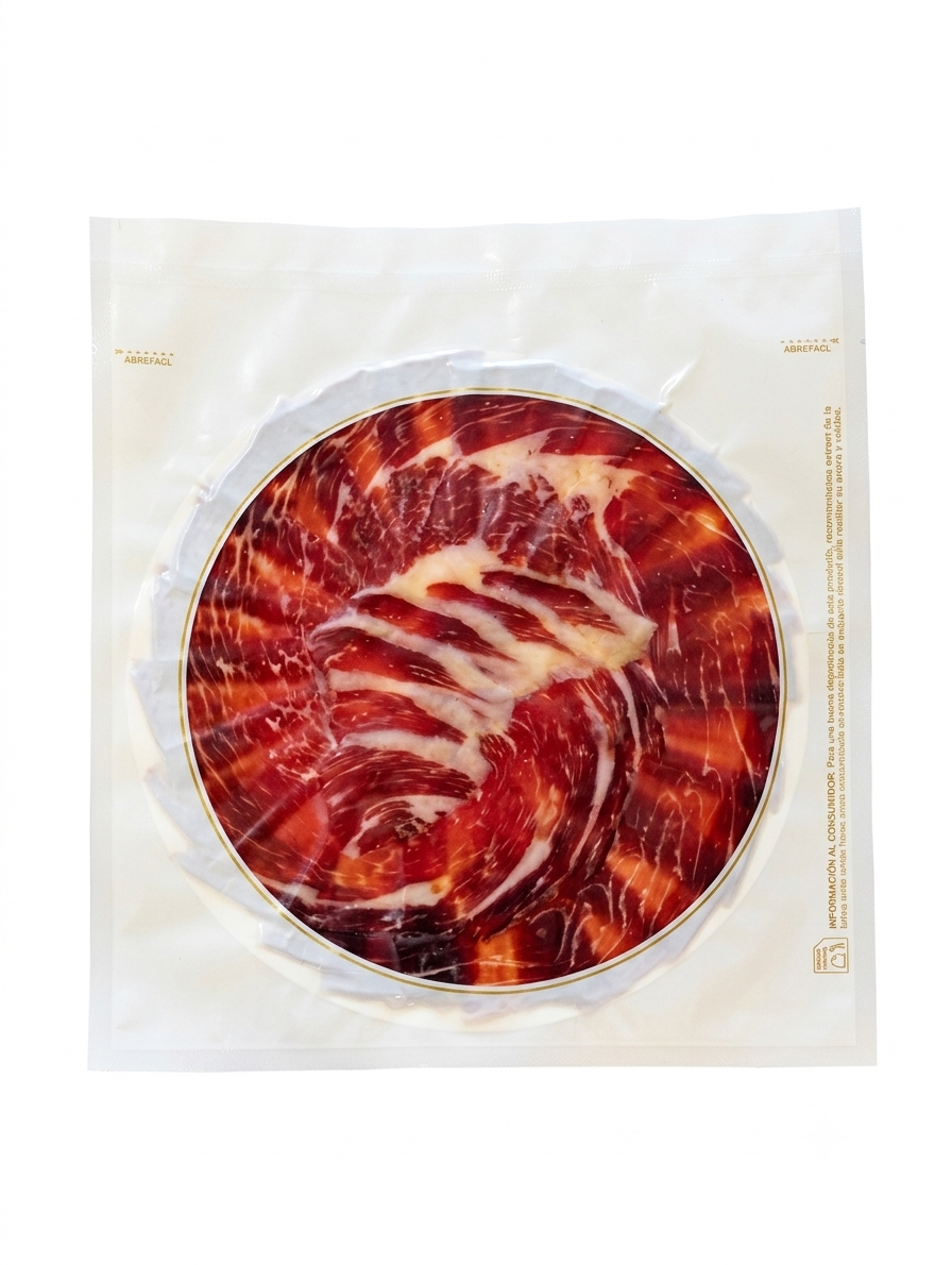 Jamón de bellota 50% raza iberica cortado a cuchillo