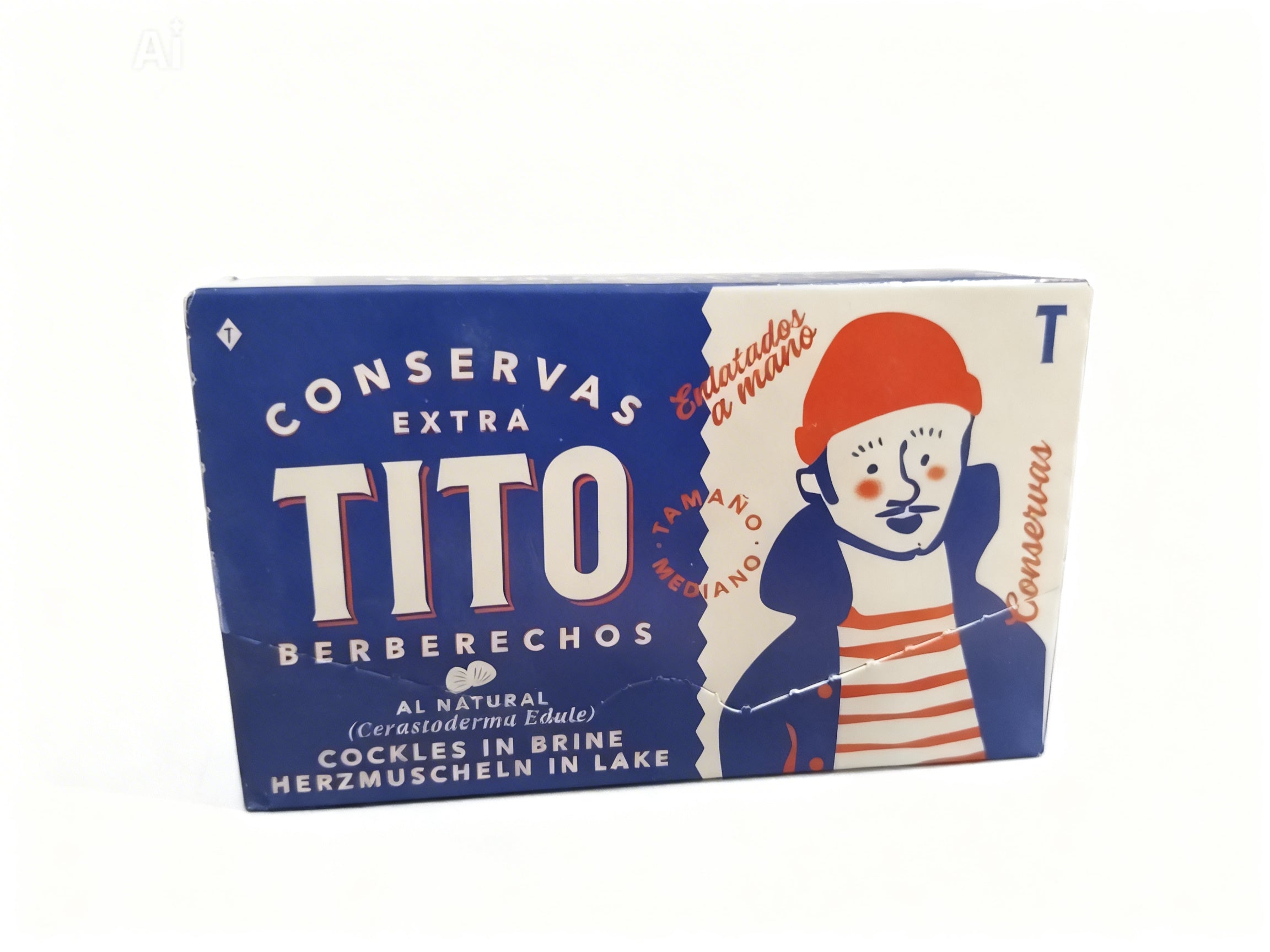 Berberechos al natural tamaño mediano tito 40/60 Uds.